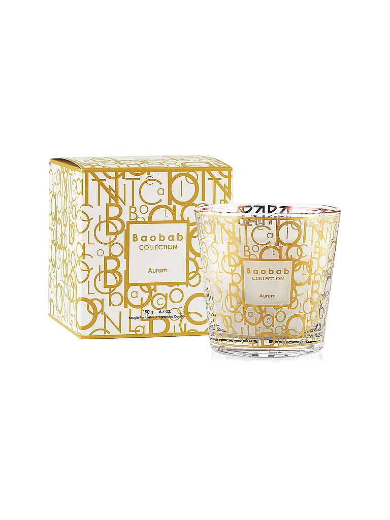 BAOBAB COLLECTION Bougie MY FIRST BAOBAB 190g Aurum or